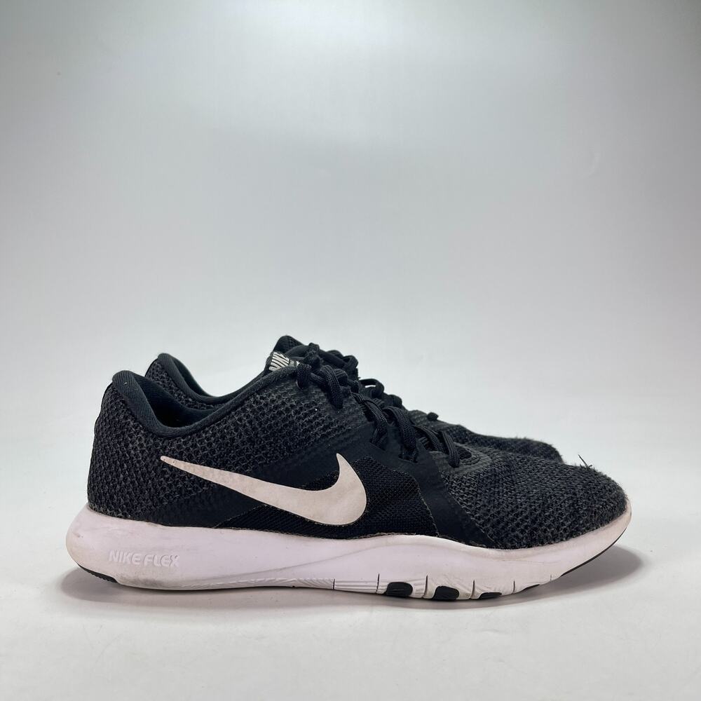Nike Flex Trainer 8 Black Athletic Cross Training Shoes 924339-001 Womens Sz 7.5